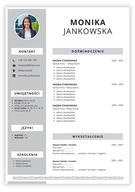 SZABLON WZÓR CV RESUME (1 strona) - MS WORD (docx)
