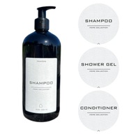 BUTELKA do ŁAZIENKI DOZOWNIK LOFT 500 ml WYBÓR RÓŻNE WZORY CZARNA 1 sztuka