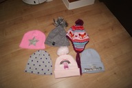 Zestaw czapek zimowych H&M r. 110/128 4-8 lat