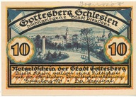 Gottesberg Boguszów-Gorce pow Wałbrzych 10 fen.1921 r wym.8,2 X 5,6 cm.