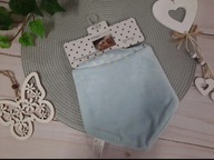 Apaszka, szalik pod szyjkę 0-6mies 2szt