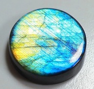 Labradoryt naturalny full fire _ na pierścionek, zawieszkę _ 20 ct.