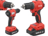 WIERTARKO WIERTARKA BEZSZCZOTKOWA YATO 18V 45Nm 2x BATERIE 2Ah + ŁADOWARKA