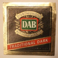 ETYKIETA - DAB - DORTMUNDER ACTIEN - BRAUEREI - TRADITIONAL DARK