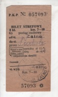 Bilet PKP, Żalno do Tuchola, 1946r., -10