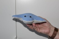 Szydełkowa Płaszczka – ręcznie robiona, miękka i pełna morskiego uroku!