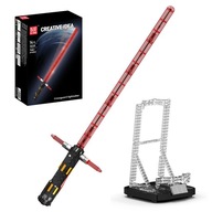 Klocki Mould King Star Wars Miecz Świetlny Crossguard LED