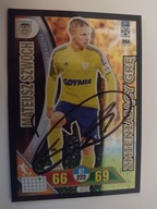 Karta panini autograf Arka Gdynia sezon 17/18 Szwoch Zmieniający Grę