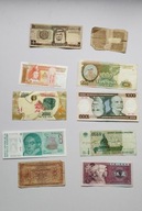 ZESTAW 10 BANKNOTÓW ŚWIAT nr.5