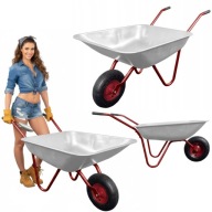 TACZKA OGRODOWA BUDOWLANA LEKKA METALOWA DO OGRODU JEDNOKOŁOWA