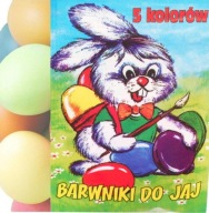 BARWNIKI SPOŻYWCZE DO JAJEK JAJ ZESTAW 5 KOLORÓW WIELKANOC PISANKI OZDOBY