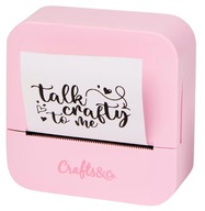 Przenośna Mini Drukarka Termiczna Bluetooth Bez Atramentu Etykiety Naklejki