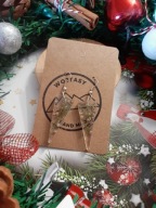 Kolczyki z żywicy z suszonymi kwiatami Wyjątkowe