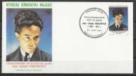 Madagaskar - koperta,FDC,osobowości (22/06/1987)