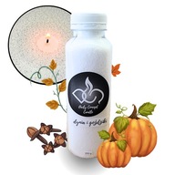 Świeca PERŁOWA zapachowa Dynia i Goździki 200g oraz 10 knotów po 10 cm