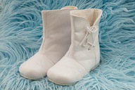 Buciki BUTY SKÓRZANE na chrzest 13 cm LIKWIDACJA SKLEPU-70% OKAZJA