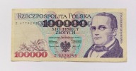 100000 ZŁOTYCH 1993 seria Z, rzadsza