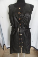 F&F SUKIENKA SKÓRA Z PASKIEM ROZM 42