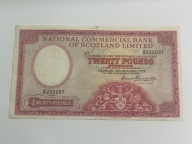 Szkocja - 20 funtów - 1959 - bardzo rzadki