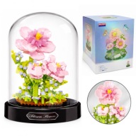 KLOCKI KONSTRUKCYJNE MINI HIBISKUS OCHRONNA TUBA OZDOBA DOMU 543-klocków