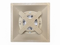 UKRYTA KRATKA WENTYLACYJNA 100mm WENTYLATOR POD PŁYTKI TYNK