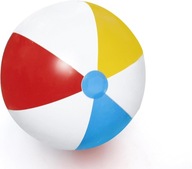 DUŻA piłka plażowa dmuchana kolorowa Bestway 31022 średnica 61 cm