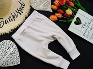 Smile - welurkowe spodnie dresy r 68