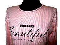 Piżama damska OCIEPLANA długi rękaw BAWEŁNA r. M