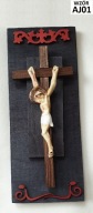 Jezus na krzyżu obrazek na ścianę ceramika/sklejka