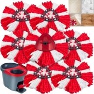 6x WKŁAD DO MOPA OBROTOWEGO MOP ZAMIENNIK VILEDA TURBO WKŁAD MEGA CHŁONNE