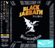 BLACK SABBATH The End - 4 February 2017 Birmingham Live / JAPAN / 2 SHM-CD