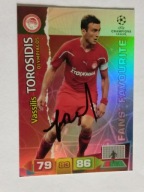Karta panini autograf Olimpiacos Torosidis 2011/12 Champions League