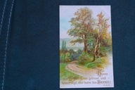 STARA POCZTÓWKA - BĄDŹ SILNY I ODWAŻNY, I CZEKAJ NA PANA