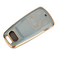 Szaro-złote etui na kluczyk AUDI A4L Q5L A5 Q7 A6L Q3 A4 A5 Q5 SQ7 8W S4 S5