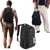 PLECAK MĘSKI CZARNY MIEJSKI Z PORTEM USB SPORTOWY DO SZKOŁY I PRACY ZAGATTO