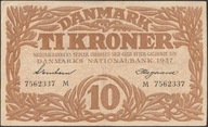 Dania 10 koron 1937 - M 756
