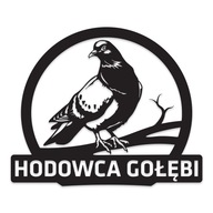 Naklejka na auto HODOWCA GOŁĘBI prezent dla gołębiarza Gołąb od GravArt