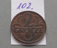 2 grosze z 1938 roku , II RP ,