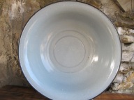 Stara DUŻA Emaliowana Miednica_OLKUSZ PRL_WYSTRÓJ_DONICA