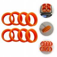 OCHRANIACZE NA KOLA WALIZKI 8 SZT SILIKONOWE POKROWCE ANTYPOŚLIZGOWE PODROZ