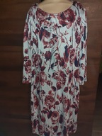 Sukienka Carla 48 50 dzianinowa żabot tunika prosta nowa