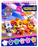 PSI PATROL Kolorowanka Wodna Malowanie Wodą 20 Arkuszy + Pędzelek