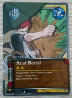 Karta Naruto CCG Jutsu Sand Burial - J-100