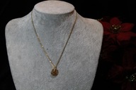 ŁAŃCUSZEK ZE STALI CHIRURGICZNEJ 316L POZŁACANY