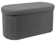 PUFA PUF SE SCHOWKIEM KUFER SIEDZISKO SCHOWEK ŁAWA