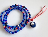 Naszyjnik handmade Oko Proroka Lapis lazuli