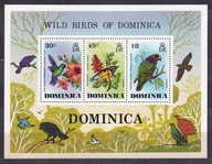 1976 Dominica ptaki Mi blok 36 **