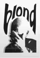 Czarno-Biały Plakat Muzyczny – Okładka Albumu - Frank Ocean