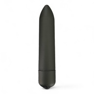 Mini Wibrator Masażer Łechtaczki Kieszonkowy Mały Wibrator Slim Czarny 9cm