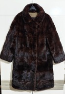 Futro Z Norek Ciemny Brąz Saga Mink |R. Uniwersalny